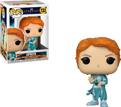 Funko Pop Marvel - Eternals Sprite #732 Vinil 9,5 cm Oficial Funko