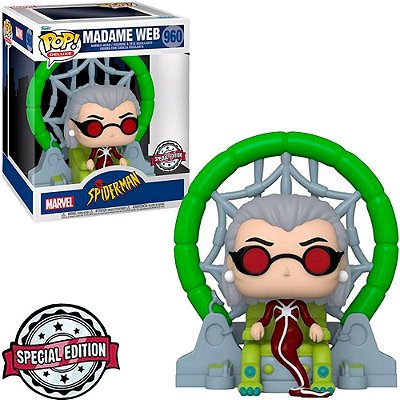 Boneco Funko Pop Marvel Animated Spider-man - Madame Web #960