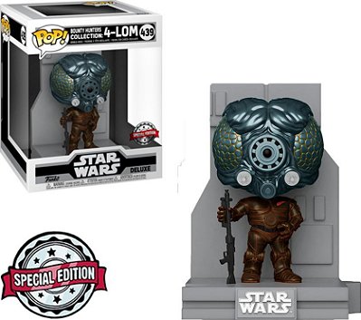 Funko Pop Star Wars Bounty - Hunters 4-Lom #439 Vinil 9,5 cm Oficial Funko