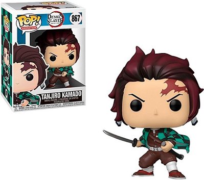 Funko Pop Demon Slayer - Tanjiro Kamado #867 Vinil 9,5 cm Oficial Funko