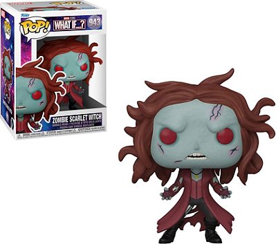 Funko Pop Marvel What Iff ? Scarlet - Witch Zombie (Temporada 2) #943 Vinil 9,5 cm Oficial Funko