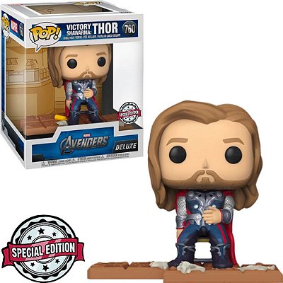 Funko Pop Marvel Avengers - Thor Shawarma #760 Vinil 9,5 cm Oficial Funko