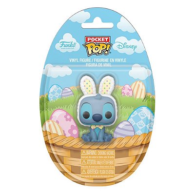 Funko Pop Pocket Disney Lilo Stitch - Easter Stitch #85825 Vinil 9,5 cm Oficial Funko