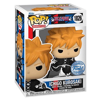 Funko Pop Anime Bleach - Ichigo Attack #1826 Vinil 9,5 cm Oficial Funko