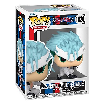 Funko Pop Anime Bleach Grimmjow - Jeager Jaques #1820 Vinil 9,5 cm Oficial Funko