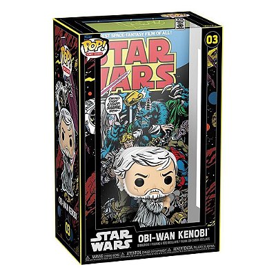 Funko Pop Star Wars Comic Cover - Obi-Wan Kenobi #03 Vinil 9,5 cm Oficial Funko