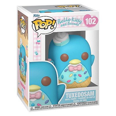 Funko Pop Hello Kitty And - Friends Tuxedosam #102 Vinil 9,5 cm Oficial Funko
