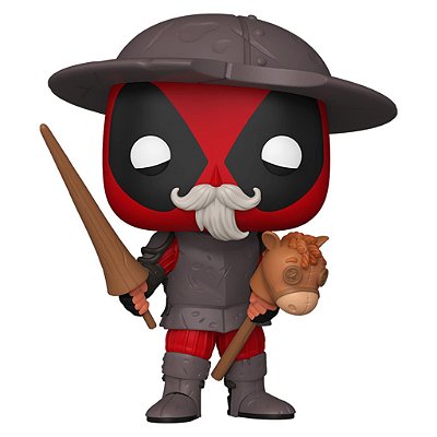 Funko Pop Marvel Deadpool Plus Deadpool As - Don Quixote #1492 Vinil 9,5 cm Oficial Funko
