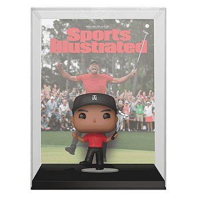 Funko Pop Golf Tiger Woods Cover Tiger - Wood Woods #02 Vinil 9,5 cm Oficial Funko