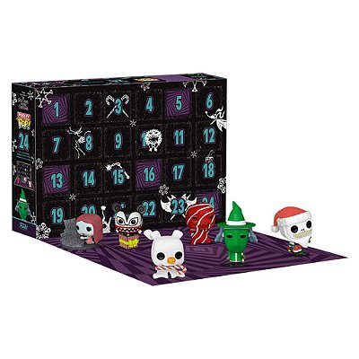 Funko Pop Pocket Calendar The Nightmare Before - Christmas 2025 #86098 Vinil 9,5 cm Oficial Funko