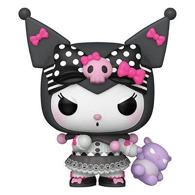 Funko Pop Hello Kitty 20Th - Kuromi W/Toy #115 Vinil 9,5 cm Oficial Funko