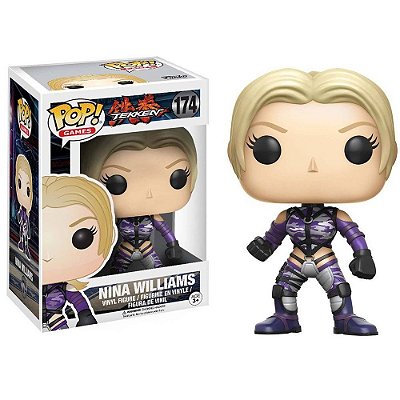 Funko Pop Funko Exclusive Tekken Nina Williams #174 Vinil 9,5 cm Oficial Funko
