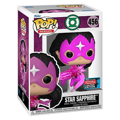 Funko Pop Heroes Dc Green Lantern - Star Sapphire #456 Vinil 9,5 cm Oficial Funko