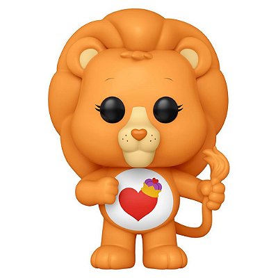 Funko Pop Care Bears Cousins Brave - Heart Lion #1713 Vinil 9,5 cm Oficial Funko