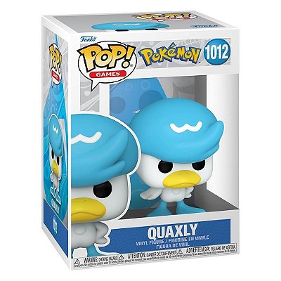 Funko Pop Pokemon - Quaxly (Temporada 7) #1012 Vinil 9,5 cm Oficial Funko