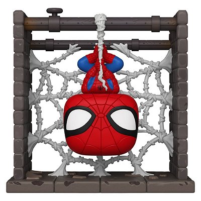 Funko Pop Marvel Spider-Man - Spider-Man Webbed #1462 Vinil 9,5 cm Oficial Funko