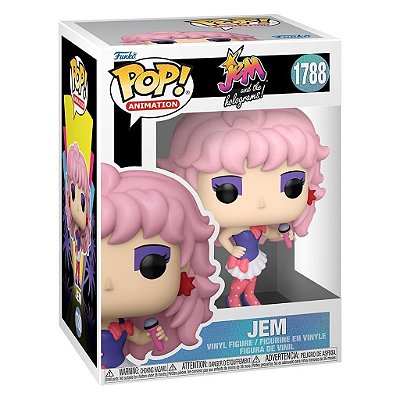 Funko Pop Animation Jeam And - Holograms Jem #1788 Vinil 9,5 cm Oficial Funko