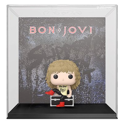 Funko Pop Rocks Albums Bon Jovi Slippery When - Whet 68 #83825 Vinil 9,5 cm Oficial Funko
