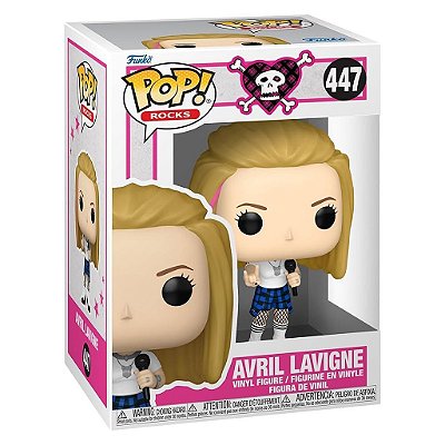 Funko Pop Rocks Avril - Lavigne Girlfriend #447 Vinil 9,5 cm Oficial Funko