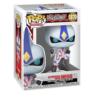 Funko Pop Yu-Gi-Oh 3 Elemental - Hero Neos #1870 Vinil 9,5 cm Oficial Funko
