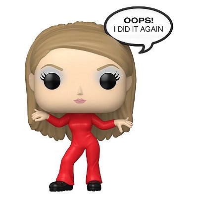 Funko Pop Rocks Britney Spears Oops Did - It Again #462 Vinil 9,5 cm Oficial Funko