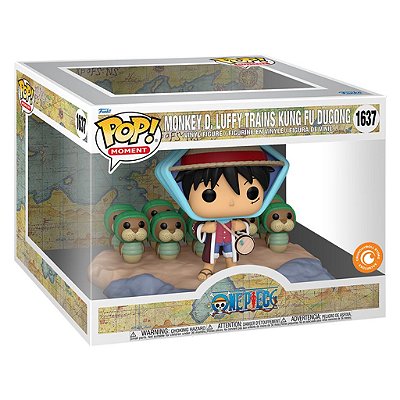 Funko Pop One Piece 4 Monkey D.Luffy Trains - Kung Dugong #1637 Vinil 9,5 cm Oficial Funko