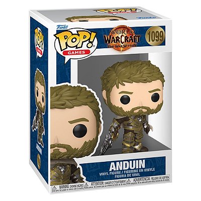 Funko Pop World - Warcraft Anduin #1099 Vinil 9,5 cm Oficial Funko