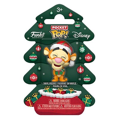 Funko Pop Pocket Holidy Winnie The - Pooh Tigger #86083 Vinil 9,5 cm Oficial Funko