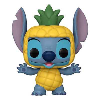 Funko Pop Disney Lilo Stitch-Stitch - As Pineapple #1570 Vinil 9,5 cm Oficial Funko