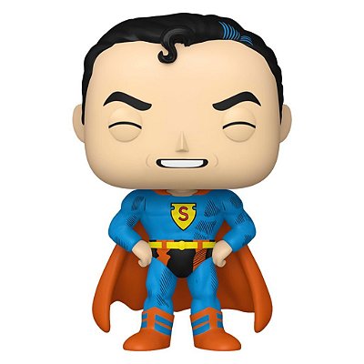 Funko Pop Heroes Shield Through Golden - Age Superman #609 Vinil 9,5 cm Oficial Funko