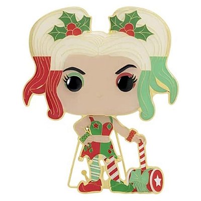 Funko Pop Pins.Heroes - Harley Quinn #43723 Vinil 9,5 cm Oficial Funko