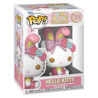 Funko Pop Hello Kitty Sprg - Hello Kitty #130 Vinil 9,5 cm Oficial Funko