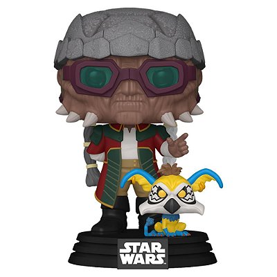 Funko Pop Star Wars Clone Wars Hondo - And Pikk #808 Vinil 9,5 cm Oficial Funko