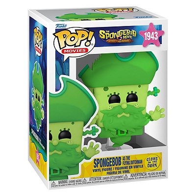 Funko Pop Spongebob Spongebob - The Flying #1943 Vinil 9,5 cm Oficial Funko