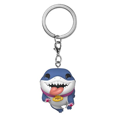 Funko Pop Keychain Marvel Rivals Jeff The - Land Shark #88172 Vinil 9,5 cm Oficial Funko