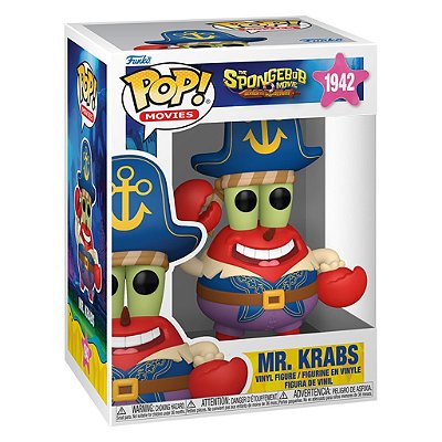 Funko Pop Spongebob - Mr.Krabs #1942 Vinil 9,5 cm Oficial Funko