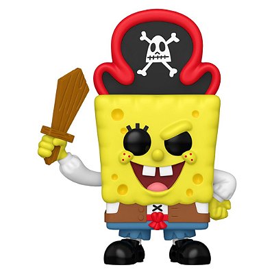 Funko Pop Spongebob - Spongebob Pirate #1938 Vinil 9,5 cm Oficial Funko