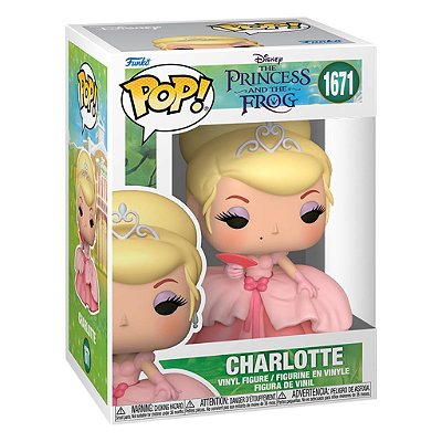 Funko Pop Disney Princess - Frog Charlotte #1671 Vinil 9,5 cm Oficial Funko