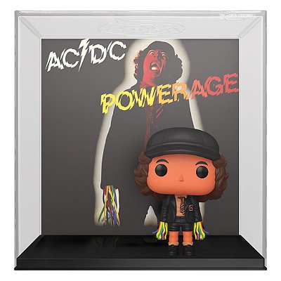 Funko Pop Rocks Albums Ac/Dc - Powerage 25 #90121 Vinil 9,5 cm Oficial Funko