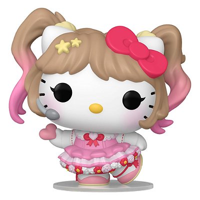 Funko Pop Hello Kitty And Friends K-Pop - Hello Kitty #139 Vinil 9,5 cm Oficial Funko
