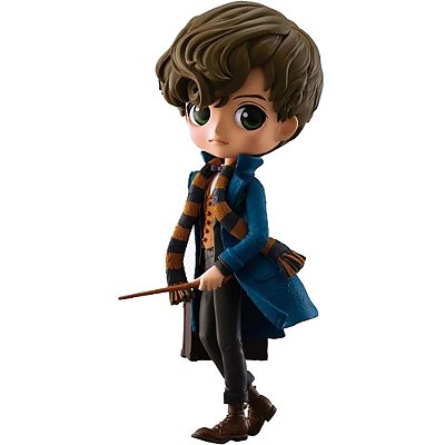 Action Figure Banpresto Anime Fantastic Beasts Newt Scamander Q Posket 14 cm Oficial