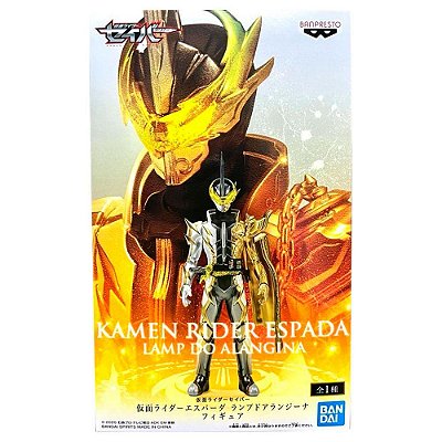 Action Figure Banpresto Anime Kamen Rider Lamp Do Alangina Banpresto 11-18 cm conforme a linha Of...
