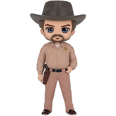 Action Figure Banpresto Stranger Things Hopper Q Posket 14 cm Oficial