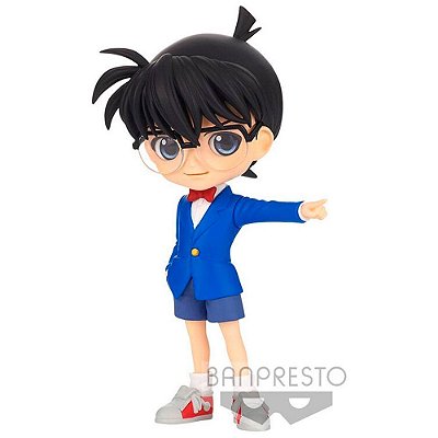 Action Figure Banpresto Anime Detective Shinichi Kudo Q Posket 14 cm Oficial