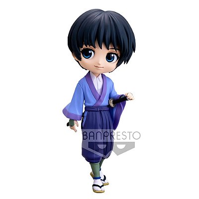 Action Figure Banpresto Anime Seta Sojiro Rurouni Kenshin Meji Q Posket 14 cm Oficial