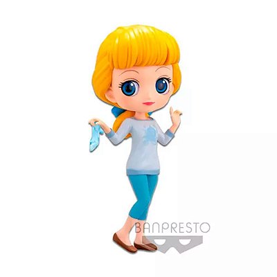 Action Figure Banpresto Disney Cinderella Q Posket 14 cm Oficial