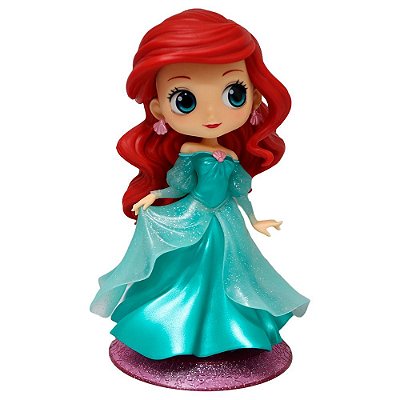 Action Figure Banpresto Disney Ariel Princess Q Posket 14 cm Oficial