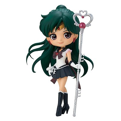 Action Figure Banpresto Anime Sailor Moon Pluto Q Posket 14 cm Oficial