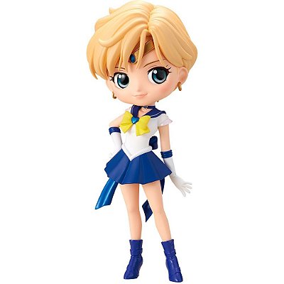 Action Figure Banpresto Anime Sailor Moon Uranus Q Posket 14 cm Oficial