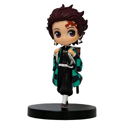 Action Figure Banpresto Demon Slayer Petit Tanjiro Kamado Q Posket 14 cm Oficial